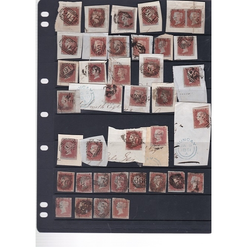 346 - Great Britain 1841 Penny red-brown - A remarkable discovery in a Rd envelope on the back of a collec... 