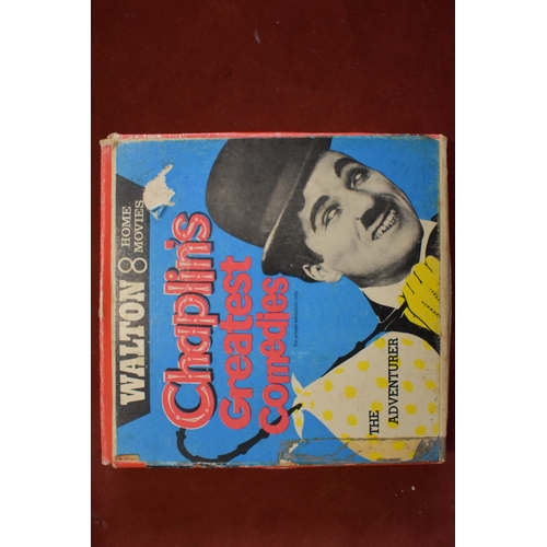 484 - Charlie Chaplain Cine Film Standard 8mm B/W Film Reel 