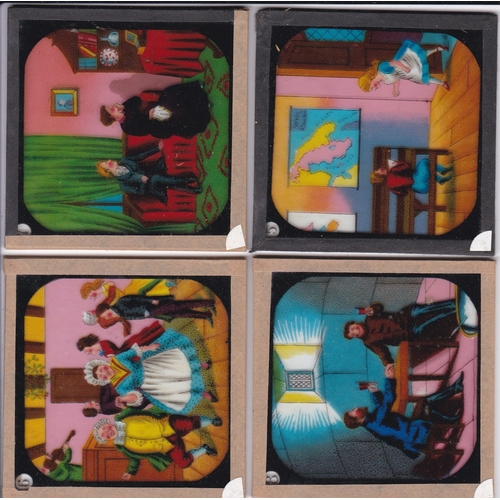 536 - Christmas Carol Magic Lantern Slides (complete set of  12), the 