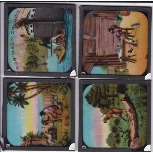 537 - Robinson Crusoe Magic Lantern Coloured Lantern Slides (Set of 8), ROBINSON CRUSOË is part 611 of the... 