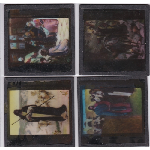 540 - Religious Magic Lantern Slides (12) colour slides including: Joseph's Father in Egypt, Moses, The Ch... 