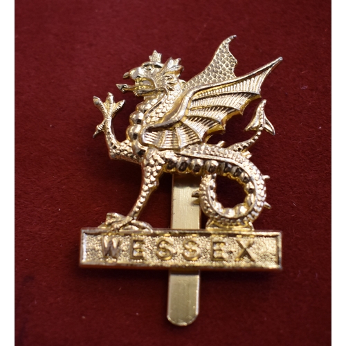 181 - The Wessex Brigade (Regiment) EIIR Cap Badge (Anodised), slider and made J.R. Gaunt. K&K: 2030