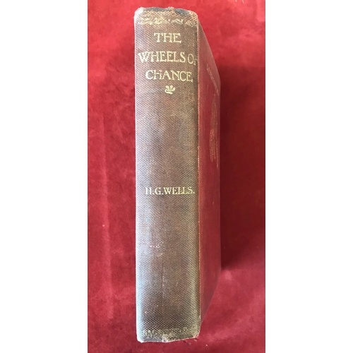 339 - The Wheels of Chance by H.G. Wells, First edition 1896, 1st impression, no D/W