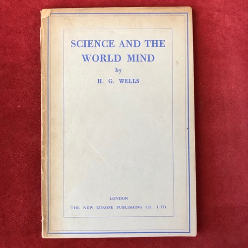 422 - Science and the World-Mind First edition paperback good condition, 1942