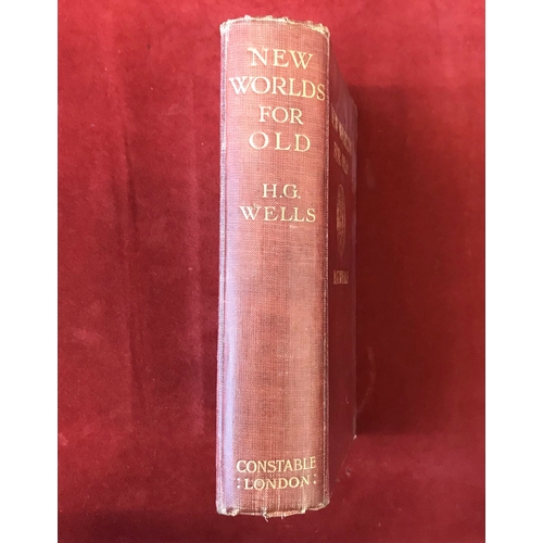 350 - New Worlds for Old First edition, 1908