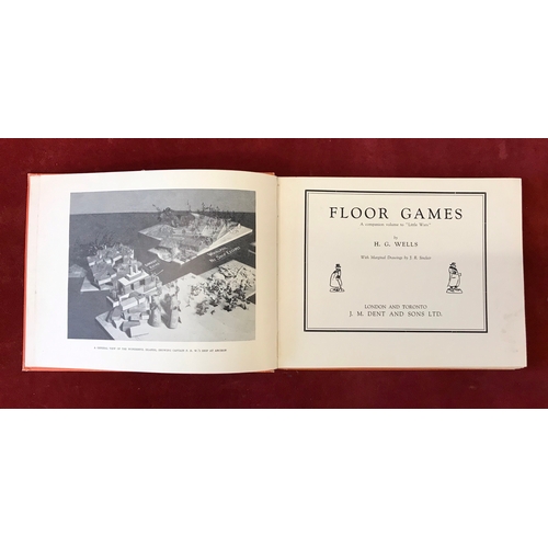 356 - Floor Games 1931 edition, slightly stained cover, 1911