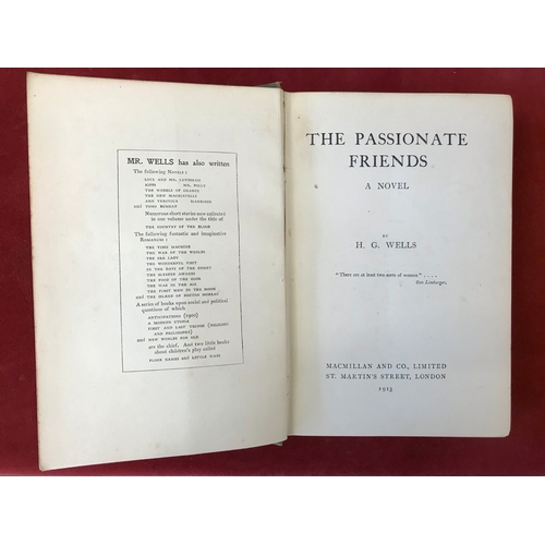 358 - The Passionate Friends First edition, 1913