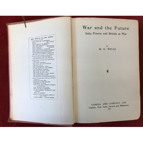 367 - War and the Future First edition, 1917