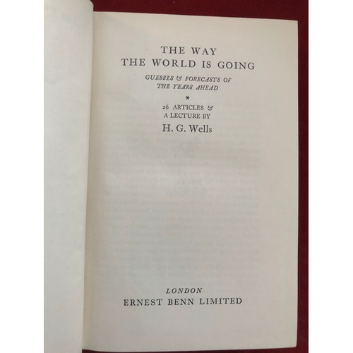 386 - The Way the World is Going First edition, 1928