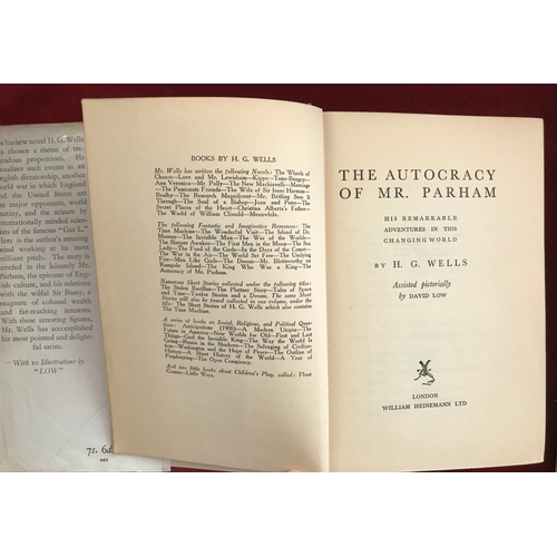 393 - The Autocracy of Mr. Parham First edition with D/W, 1930