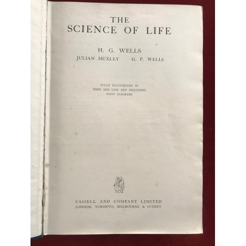 394 - The Science of Life 1931 Cassels edition in one volume 