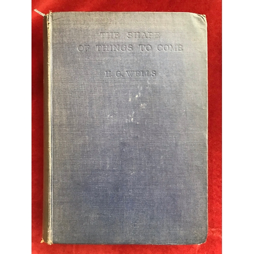 398 - The Shape of Things to Come First edition no D/W, 1933