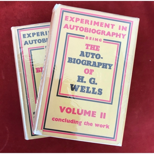 399 - Experiment in Autobiography 2 volumes First editions, 1934