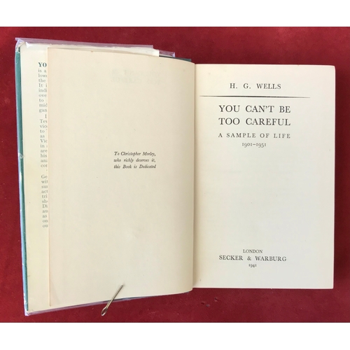 421 - You Cant Be Too Careful First edition with D/W, 1941