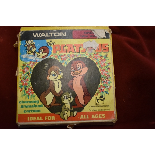 500 - The Platypus Cartoon Cine Film Super 8mm in colour with sound, produced by Walton Film and made by R... 