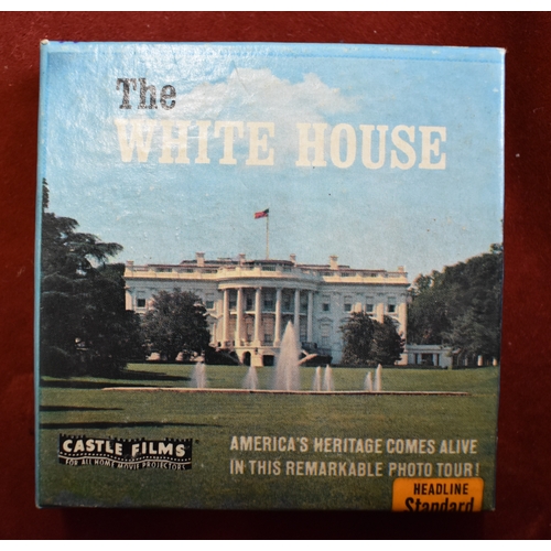 503 - The White House 'America's Heritage Comes Alive in this Remarkable Photo Tour!' Cine Film Std 8mm in... 