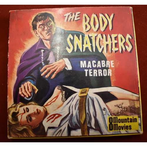 511 - The Body Snatchers Standard 8mm Cine Film (T219) - Mountain Films, silent B/W film with case in good... 