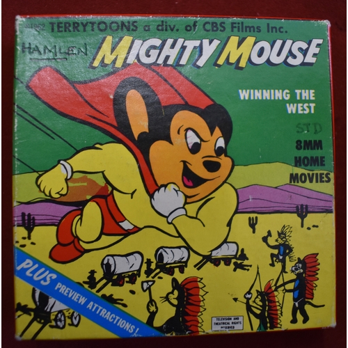 517 - Mighty Mouse - Winning the West Standard 8mm Cine Film Cartoon 1962, produced by Terry toons a div. ... 