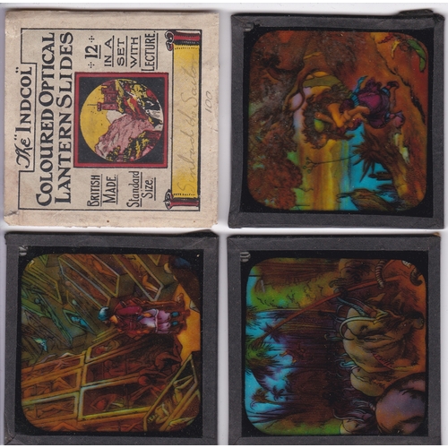 530 - Sinbad the Sailor Magic Lantern Slides (12 in total), the 