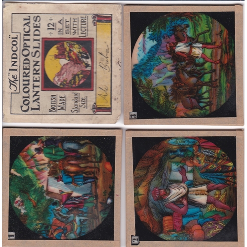 531 - Ali Baba Magic Lantern Slides (12 in total), the 