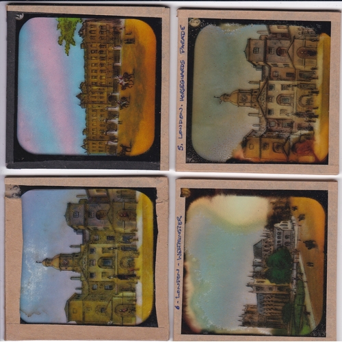 542 - Views of London Magic Lantern Coloured Lantern Slides (11 slides having two duplications), VIEWS OF ... 