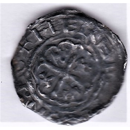 1 - Hammered Stephen 'Watford' type Penny, Cross Moline irregular issue, Norwich Mint, Heremer On No (bl... 