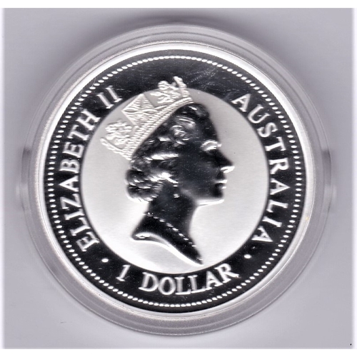 14 - Australia 1994 silver proof dollar kookaburra