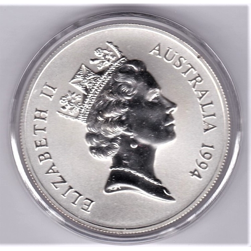 15 - Australia 1994 silver proof dollar kangaroo