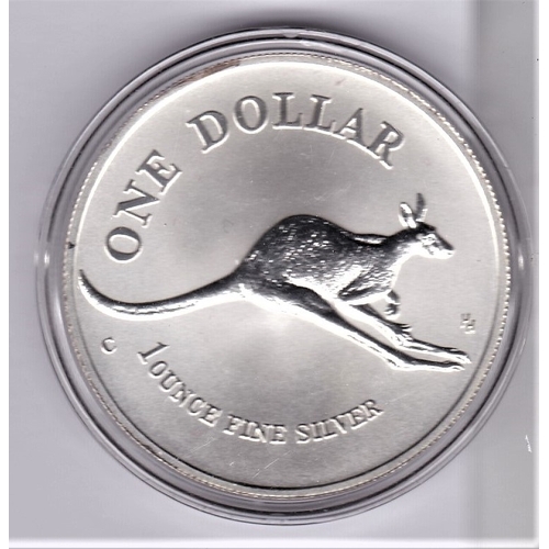 15 - Australia 1994 silver proof dollar kangaroo