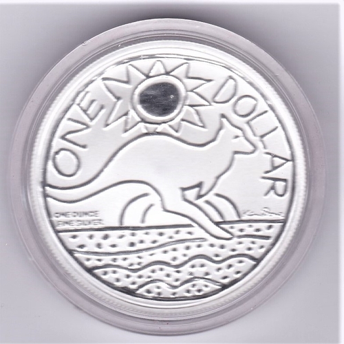 51 - Australia 2009 silver dollar capsulated