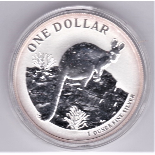 53 - Australia 2010 Silver dollar Kangaroo