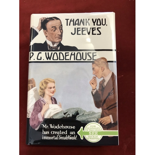 553 - Thank You Jeeves by P G Wodehouse 4th printing with facsimile dust jacket