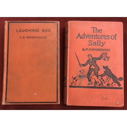 558 - Laughing Gas 2nd Printing no d/j and The Adventures of Sally 7th printing no d/j P G Wodehouse (2)