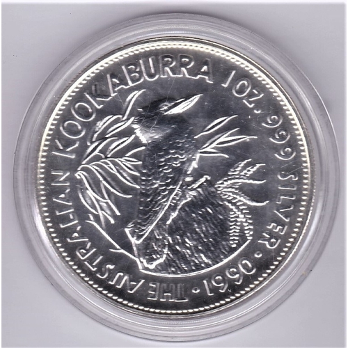 7 - Australia 1990 Silver proof kookaburra