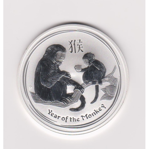 61 - Australia 2016 Silver dollar year of the monkey