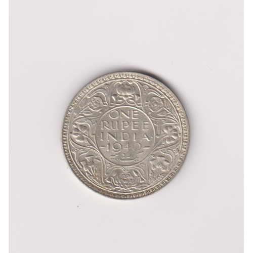 93 - India rupee, 1940, EF, KM 556