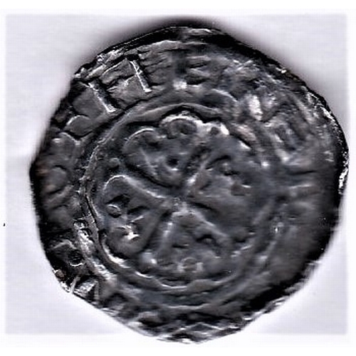 1 - Hammered Stephen 'Watford' type Penny, Cross Moline irregular issue, Norwich Mint, Heremer On No (bl... 