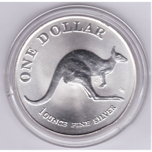 12 - Australia 1993 Silver proof dollar kangaroo