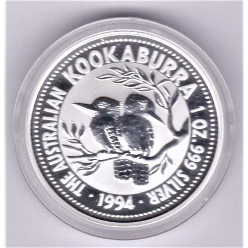 14 - Australia 1994 silver proof dollar kookaburra