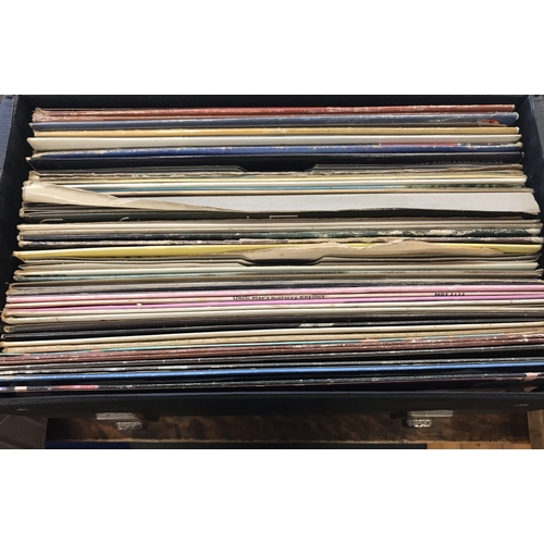 168 - Box of approx. 50 Vinyl LP records. Various styles, predominantly easy listening, musicals, comedy &... 