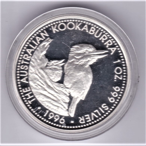 19 - Australia 1996 Silver proof dollar kookaburra