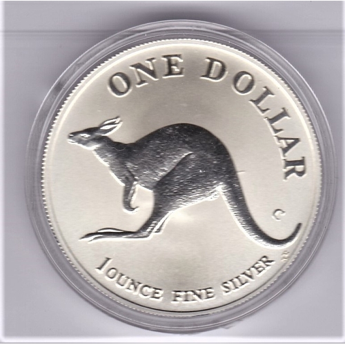 20 - Australia 1998 silver proof dollar kangaroo