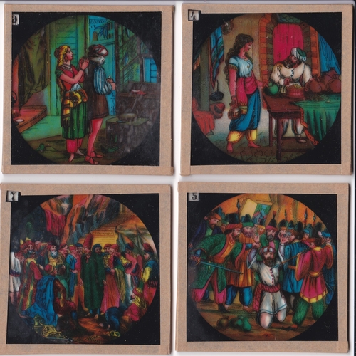 210 - Ali Baba Magic Lantern Slides (12 in total), the 