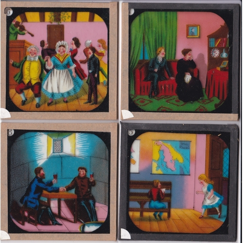 216 - Christmas Carol Magic Lantern Slides (complete set of  12), the 