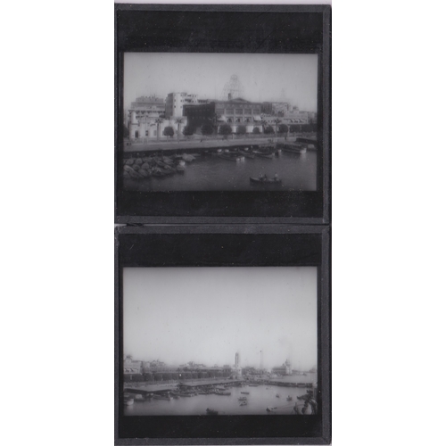 222 - Port Said and Port Sudan b/w Magic Lantern Slides (6) produced by F.H. Marlow including: Port Said -... 