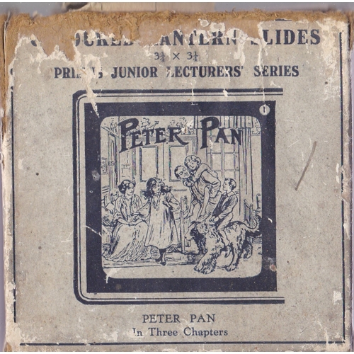 265 - Peter Pan Magic Lantern Coloured slides, Primus Junior Lecturers series Peter Pan Magic Lantern slid... 