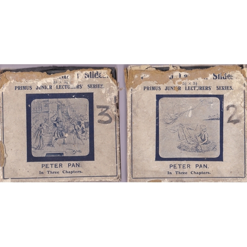 265 - Peter Pan Magic Lantern Coloured slides, Primus Junior Lecturers series Peter Pan Magic Lantern slid... 