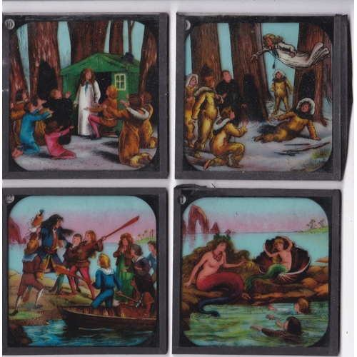 265 - Peter Pan Magic Lantern Coloured slides, Primus Junior Lecturers series Peter Pan Magic Lantern slid... 