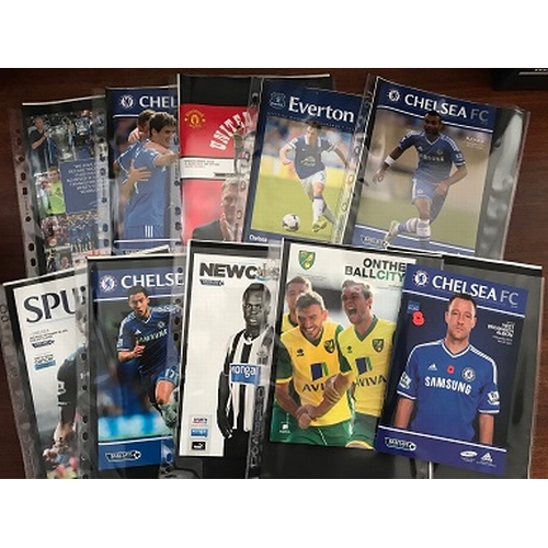 311 - Chelsea Football Club Programmes 1985 - 2016 An impressive collection by seasons of 1500+ programmes... 