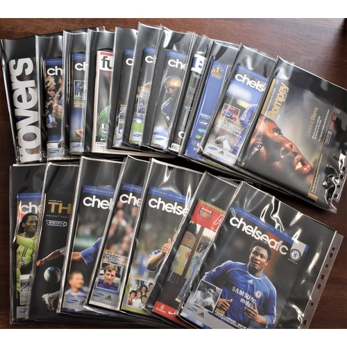 311 - Chelsea Football Club Programmes 1985 - 2016 An impressive collection by seasons of 1500+ programmes... 